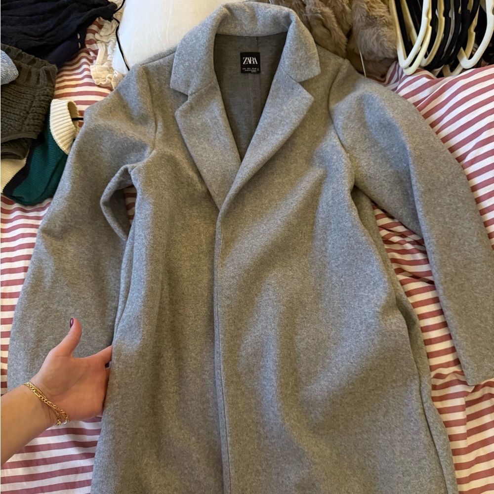 Zara Women's Gray Trench Coat